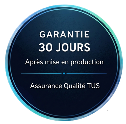 Badge Garantie 30 jours après mise en production